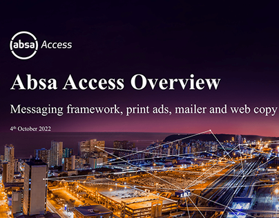 ABSA CIB Access - Digital Campaign