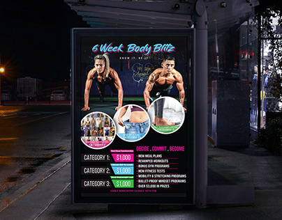 Poster / Flyer Design 6 Week Body Blitz