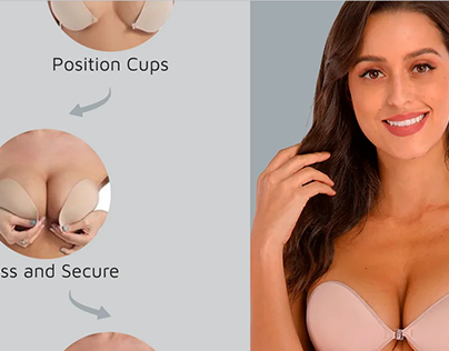 Elevate Your Style with Pushup Strapless Adhesive Bras