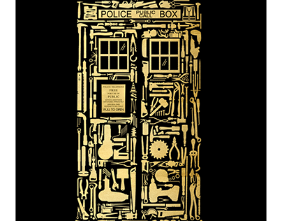 BBC Doctor Who Book Cover Illustration