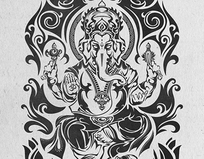 Tribal Ganesh