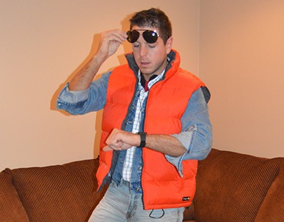 Back to the Future Halloween cosplay
