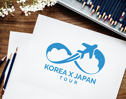 Korea x Japan Logo Design