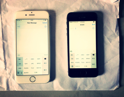 iPhone6 vs iPhone 5s