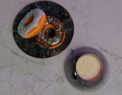 Donuts 3D Animation