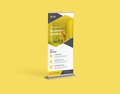 BUSINESS SOLUTION ROLLUP BANNER DESIGN