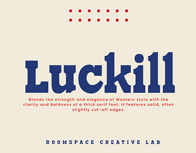 Luckill Serif Font - Elegant Western