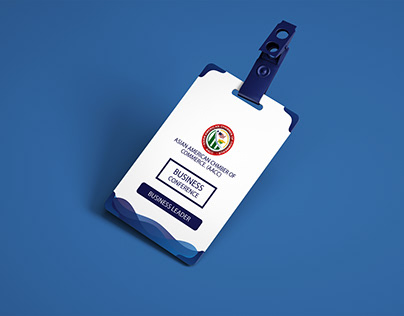 Convention ID Card Design with Free PSD Mockups
