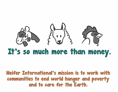 Heifer International Nonprofit Ads