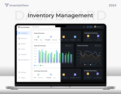 InventoView | Inventory Management Dashboard UI Design