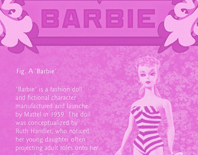 Monochromatic Art Deco Barbie Motion Poster