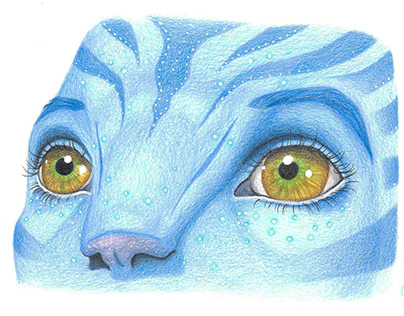 Na'vi portrait (Avatar)