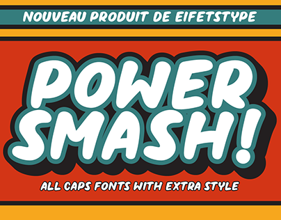 Power Smash - All Caps Layered Fonts