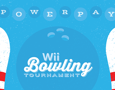 Wii Bowling Tournament Poster