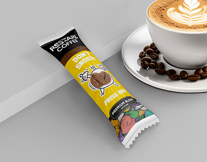 Restart Instant liquid coffee - Packaging design