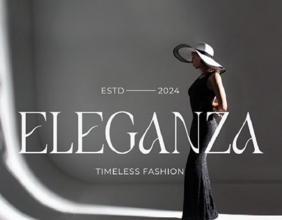 logo and brand identity for Eleganza