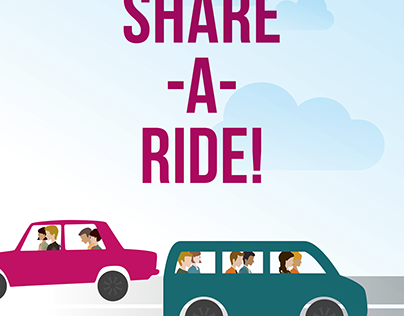 Share-a-Ride (animated gif ads)
