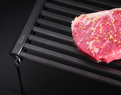 BISON Rolling Grill for backpacking campers