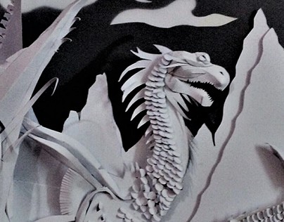 Paper Sculpting : Dragon
