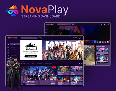 NovaPlay | STREAMING DASHBOARD