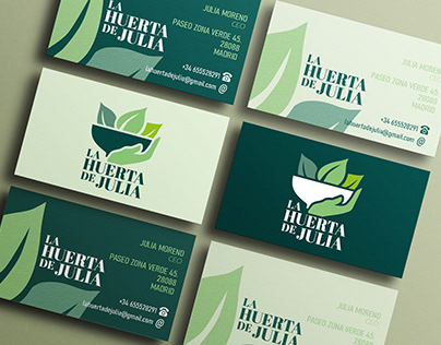 "La Huerta De Julia" Logo Design & Corporate Branding