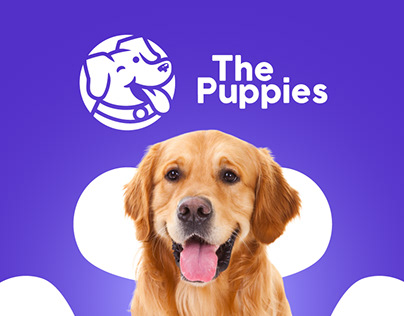 The Puppies - Pet Store Mascot Logo