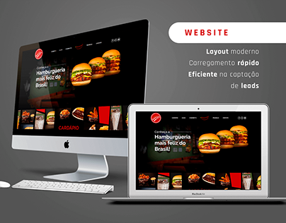 Website design and development for Barney's Burger
