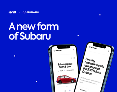 Subaru - Website Redesign Concept