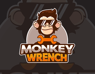 Monkey wrench logo