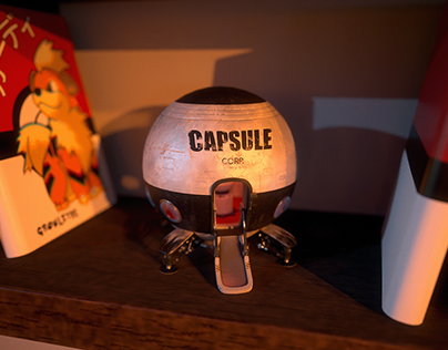 Capsule Corp Spaceship 3D
