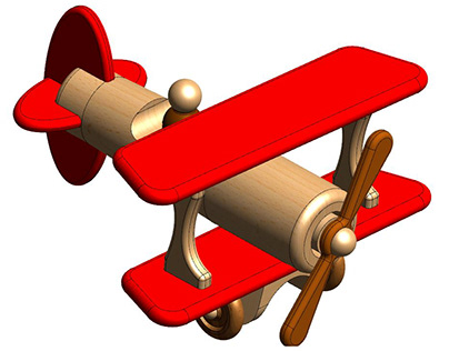 Solidworks Toy plane