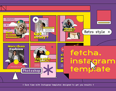 Fetcha Instagram Post & Stories Template