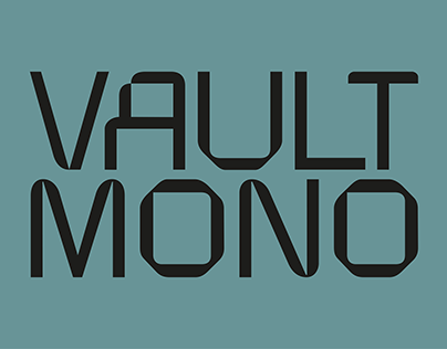 Vault Mono Typeface - Free font