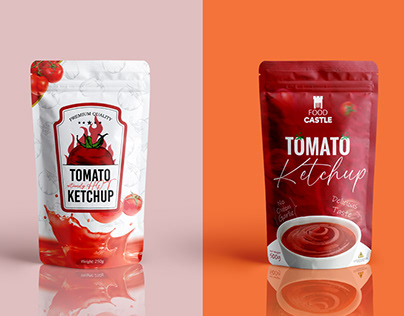 Pouch Packaging Design - Tomato Katchup