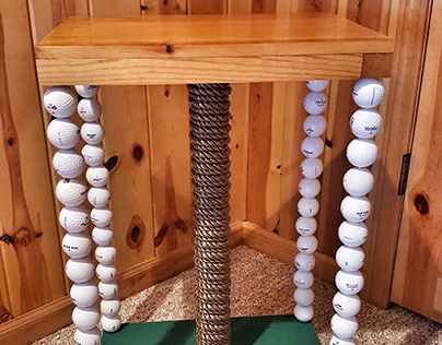 Decorative Golf Ball End Table