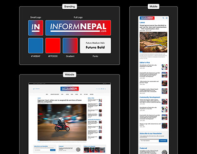 Inform Nepal – Branding, Website, Social Media