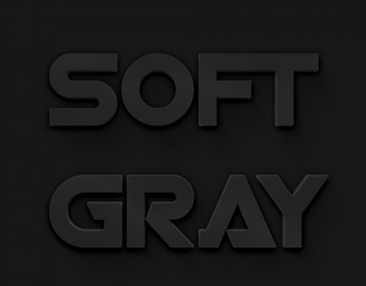 Soft Gray Text Effect PSD Template