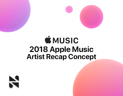 2018 Apple Music Artist Recap Concept