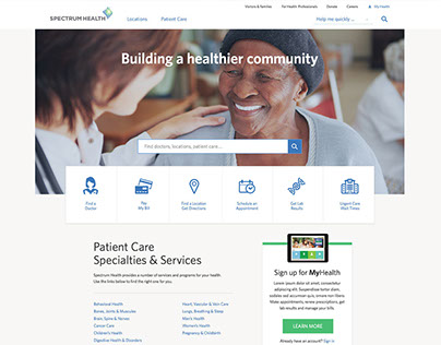 Spectrum Health Website