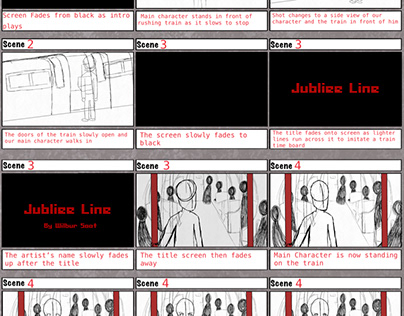 Jubilee Line Music Video Storyboard