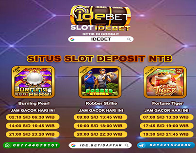 IDEBET | IDEBET | Slot Bisa Deposit Bank NTB Terpercaya