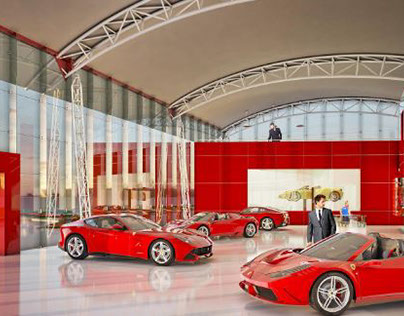 Design/Illustratoin: Ferrari Dealership