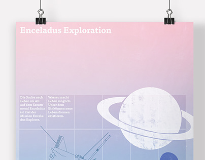 Enceladus Exploration | poster & book | Student project
