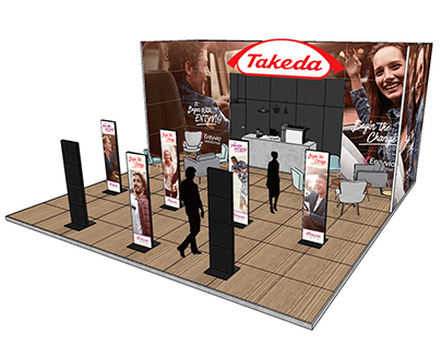 Booth design Takeda - Entyvio