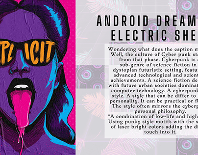 Print Design Project: Android Dreams of electric sheep