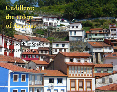 Fictional cover of a travel magazine: Cudillero.