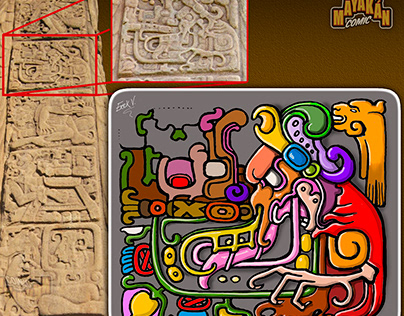 Extraña criatura maya