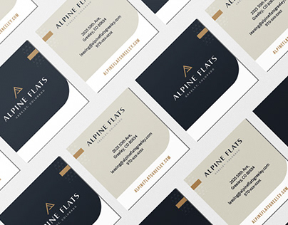 Alpine Flats Apartments Business Cards