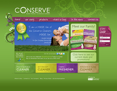 Conserve Brand - Website Design