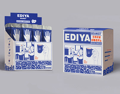 EDIYA Beanist Re Package Design